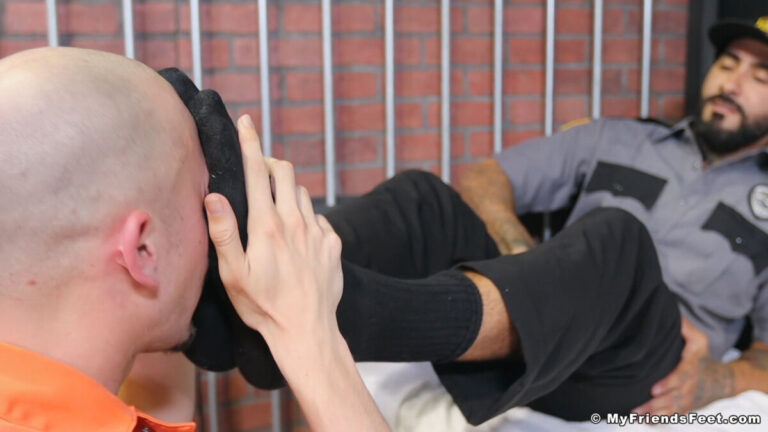 Rikk York in Prison Guard Rikk York Worshiped