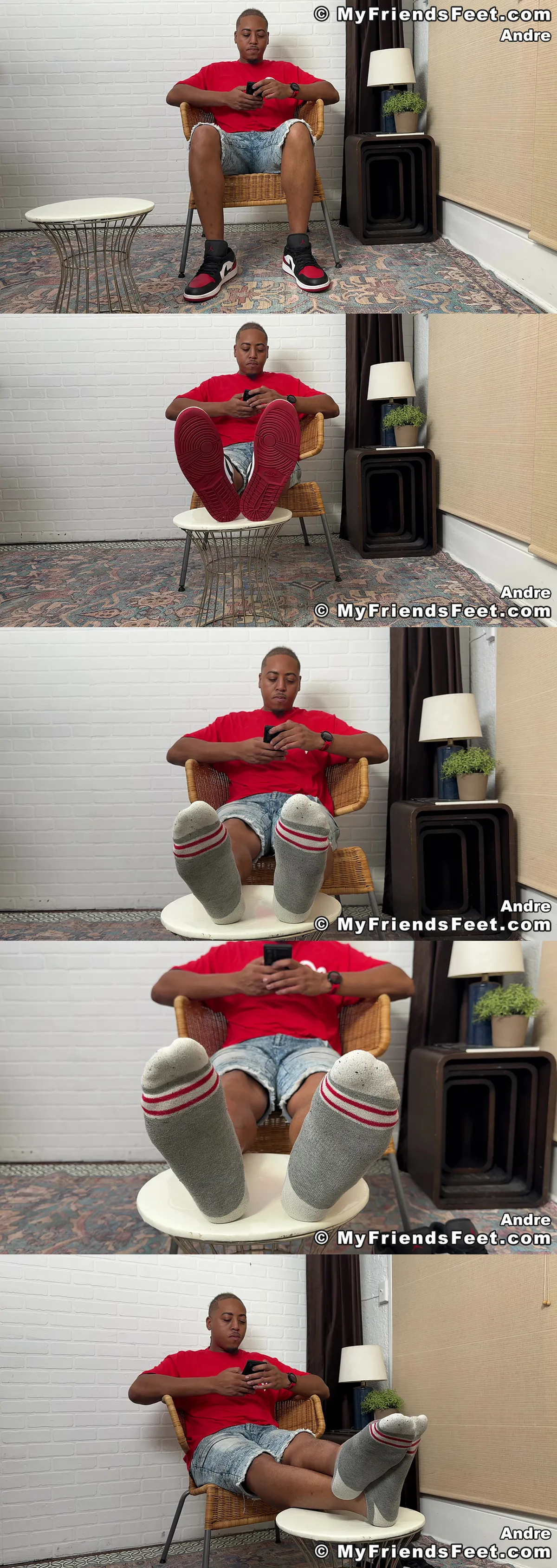 andres massive size 20 bare feet revealed in intimate barefoot and sock peeling session 2 Gay Foor Fetish