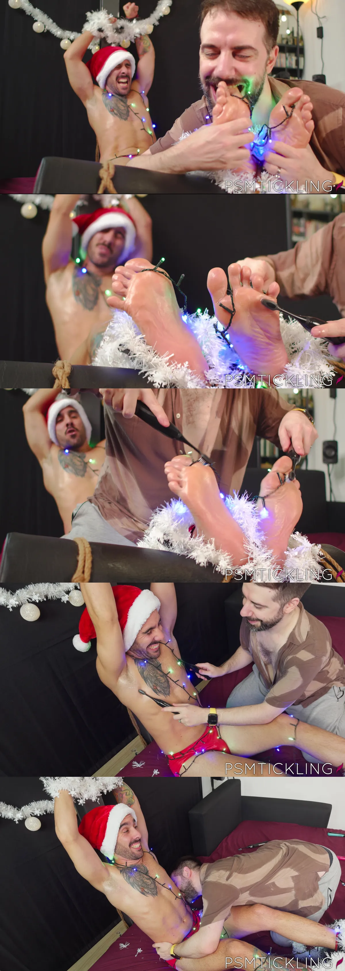 Matteo & Leon Naughty Xmas Foot Fun