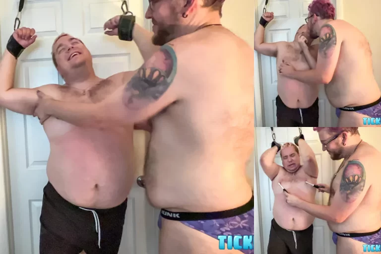 Matt in Sensual Stark Tickles Chubby Matt in this Kinky Standing Encounter