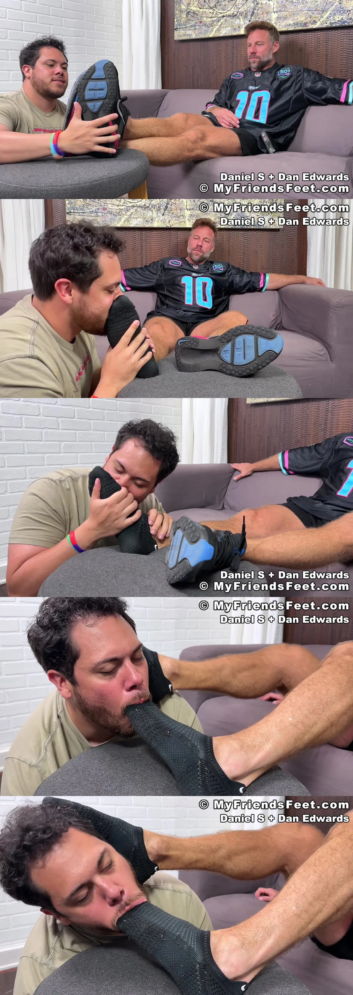 Barefoot Bliss: Daniel’s Feet Worshiped by Dan Edwards