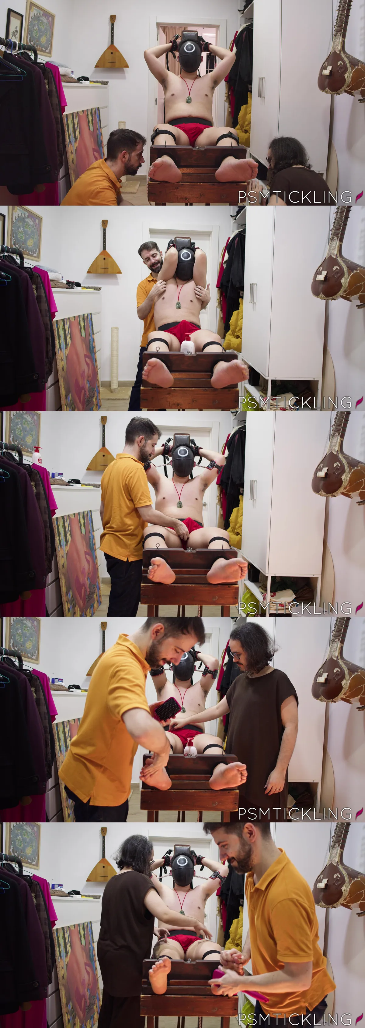 Intense Tickling Session with Jade, Matteo, and his Fiancee