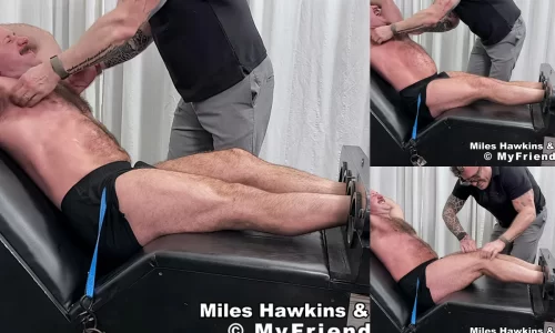 Miles Hawkins & Riley Mitchel: Gay Foot Fetish Tickle Torture